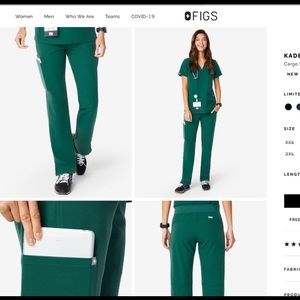 Figs hunter green